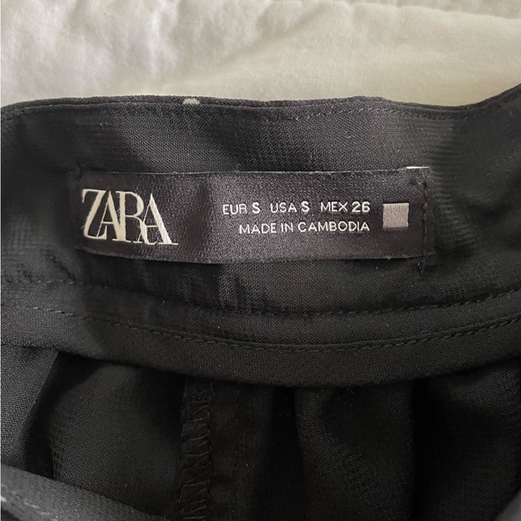 Zara black and white polka dot tiered skirt - Picture 2 of 4